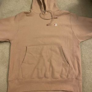 Pink Men's reverse weave champion sweatshirt
